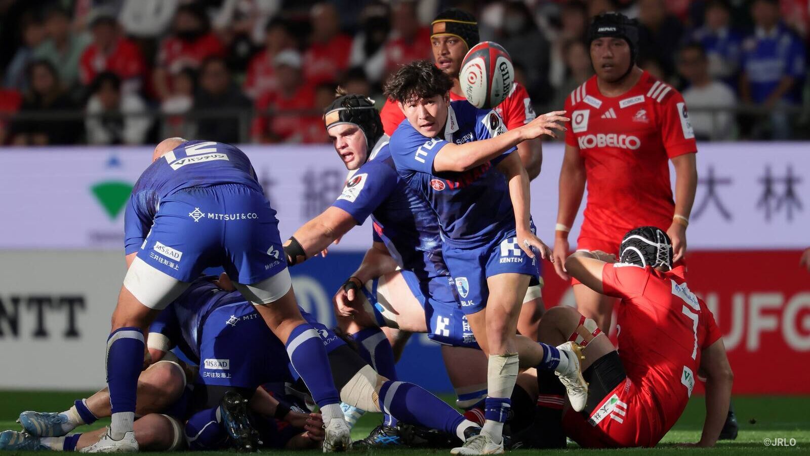 静岡ブルーレヴズ vs コベルコ神戸スティーラーズ（NTT ジャパン