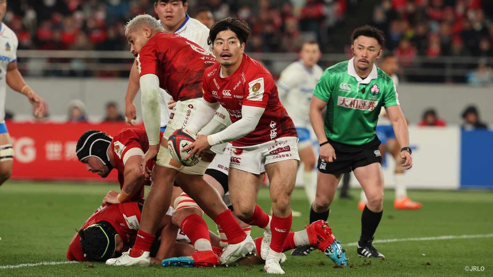 浦安D-Rocks vs 東芝ブレイブルーパス東京（NTTジャパンラグビー